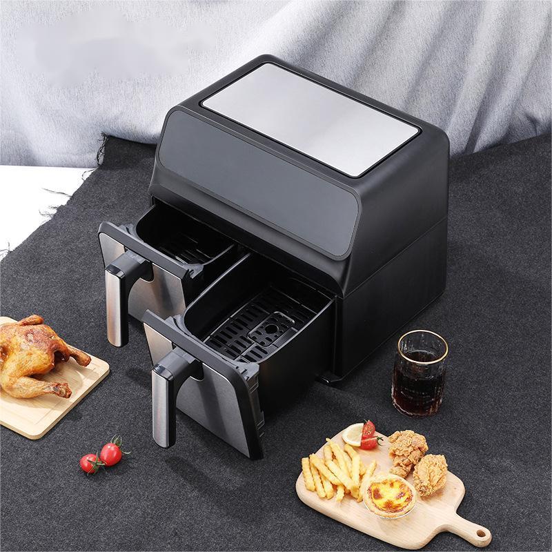 Free Sample 8L black friday deals 2024 air fryer slow cooker combo air fryer oil spray bottle air fryer 2 drawers