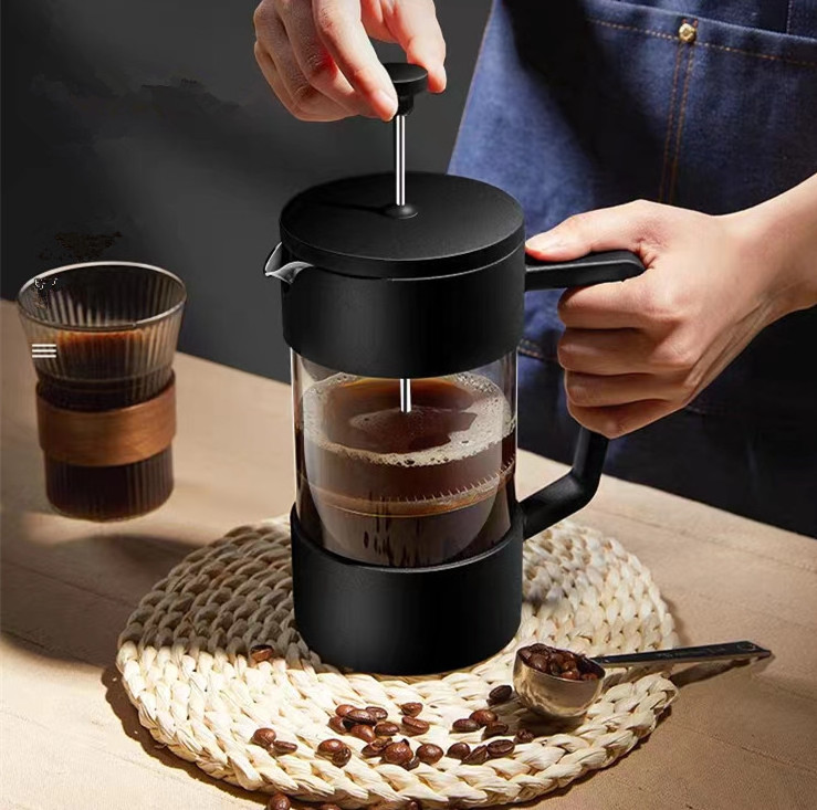 Coffee pot of filter with tea cup appliance suits Manual coffee grinder portable hand coffee mill