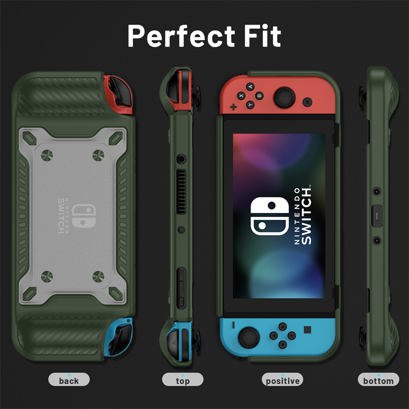 OEM ODM Game Accessories housing shell silicone TPU case Anti-fall Protective Cover for Nintendo Switch OLED