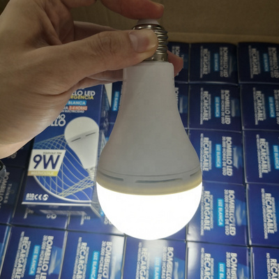 Rechargeable led bulb emergency lamp 1200mAH battery 4hours backup 7W 9W 12W 15W