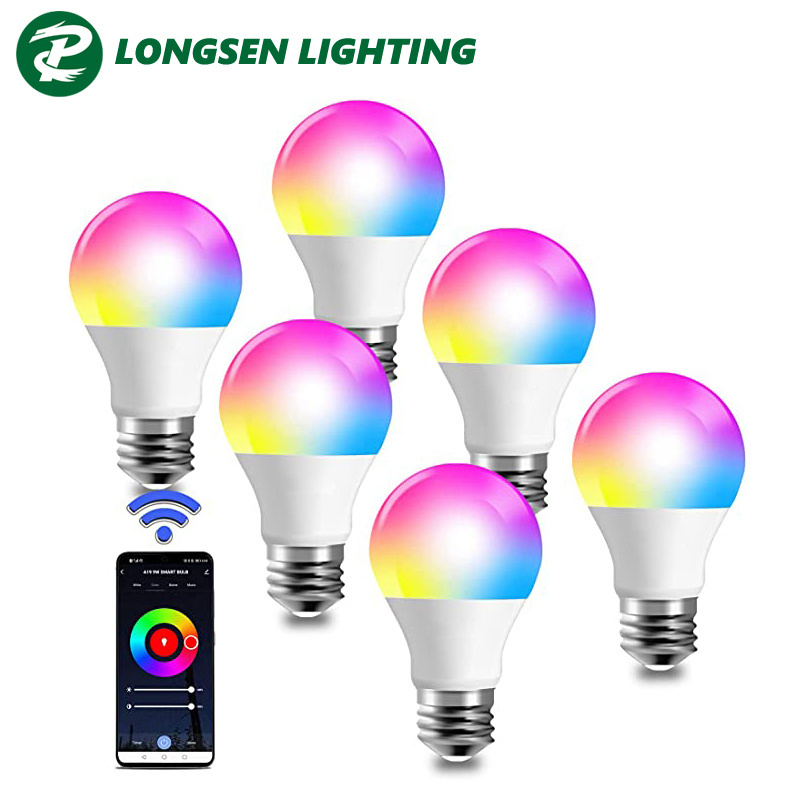 TUYA SMART E27 LED BULB RGB WIFI BLUETOOTH 9W A60 9W COLOR CHANGING 110V 220V