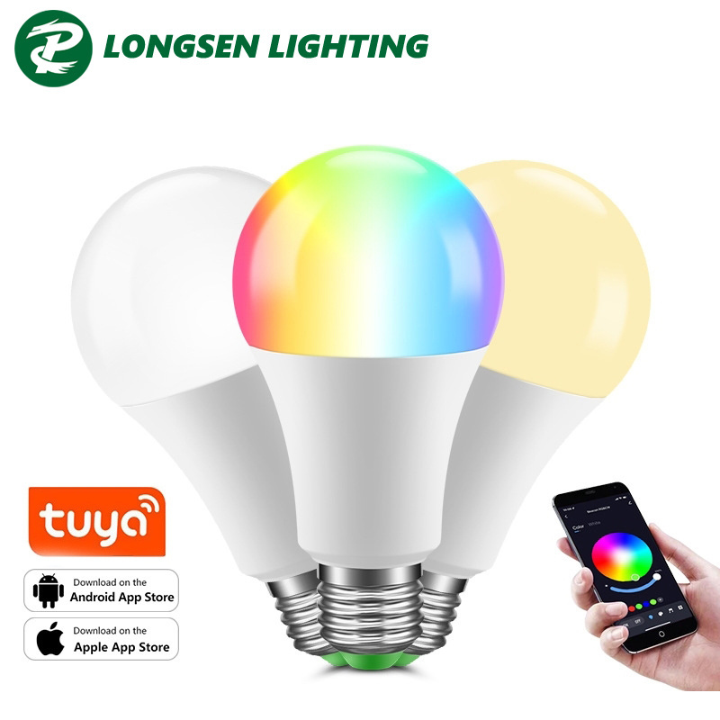 TUYA SMART E27 LED BULB RGB WIFI BLUETOOTH 9W A60 9W COLOR CHANGING 110V 220V