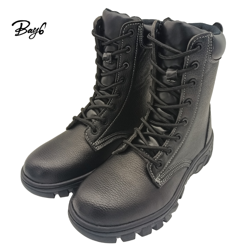 Cheap Black 8 Inch Long Non-slip Rubber Men Boots For Sales