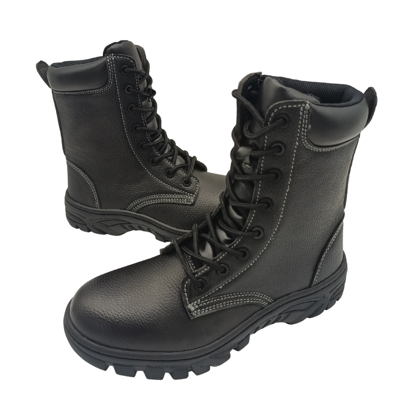 Cheap Black 8 Inch Long Non-slip Rubber Men Boots For Sales