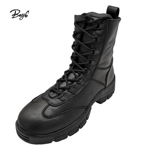 8 Inch Rubber Antumn Winter Black  Work Woodland Shoes Mens Boots