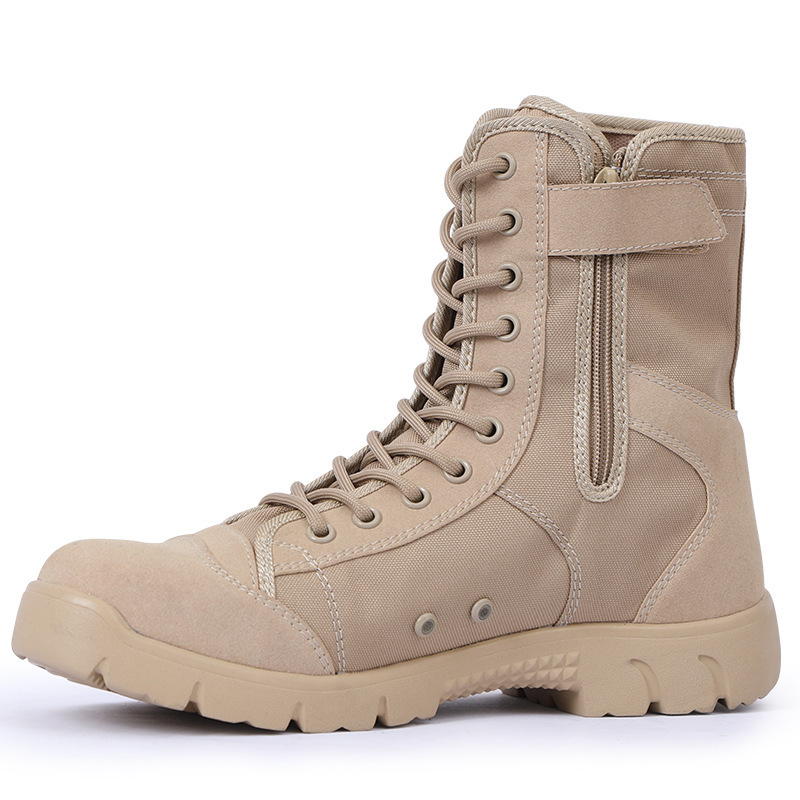 JDS Stock High Quality Men Boots Light Weight Breathable Desert Hiking Wear-Resistant Customization Botas