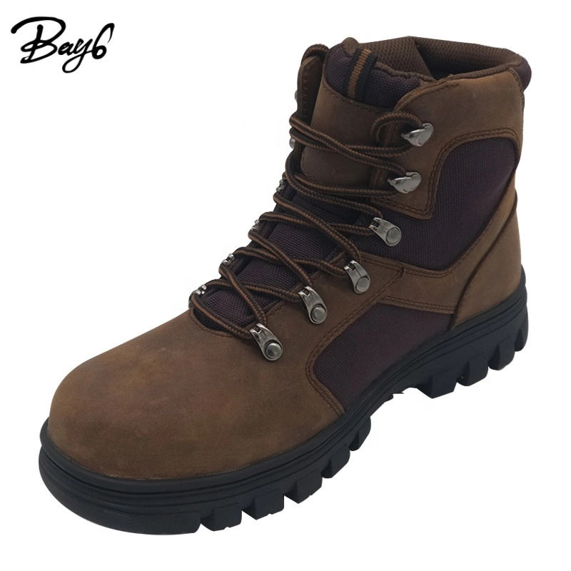 Rubber Steel Toe Men Hiking Casual Work Safety Shoes Boots