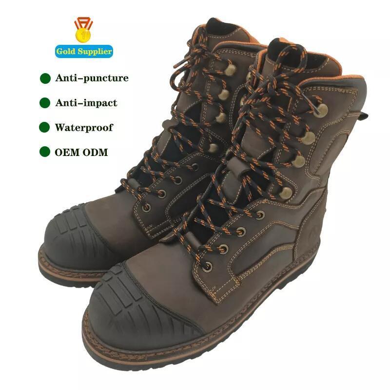 Hot Selling Industrial Protective Work Boot Steel Toe Safety Shoes for Men