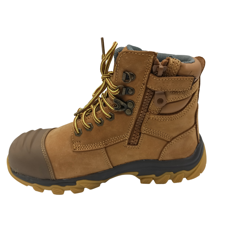 JDS High Quality Genuine Leather China Construction Industrial Safety Boots With Steel Toe