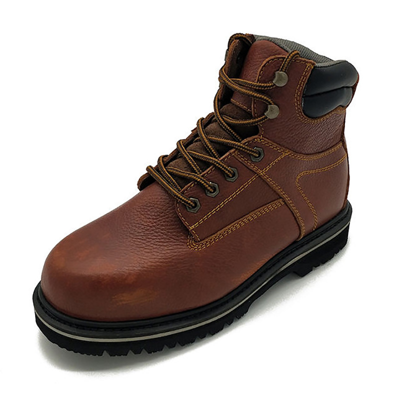 Composite Toe Custom Top Embossed Leather Breathable Work Boots