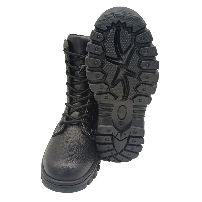 Cheap Black 8 Inch Long Non-slip Rubber Men Boots For Sales