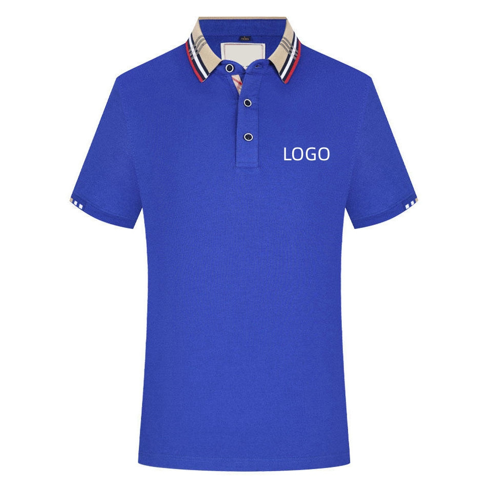 Low MOQ Custom Design Logo Brand Polo Shirt Short Sleeve Shirts For Men's Terylene Cotton Fit Man Golf Men's T-Shirts Clothing