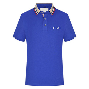 Low MOQ Custom Design Logo Brand Polo Shirt Short Sleeve Shirts For Men's Terylene Cotton Fit Man Golf Men's T-Shirts Clothing