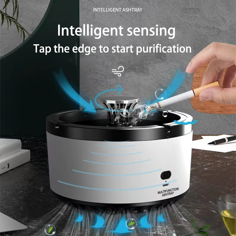 Intelligent and creative electric ashtray air purifier smoke absorbent ashtray air purifier