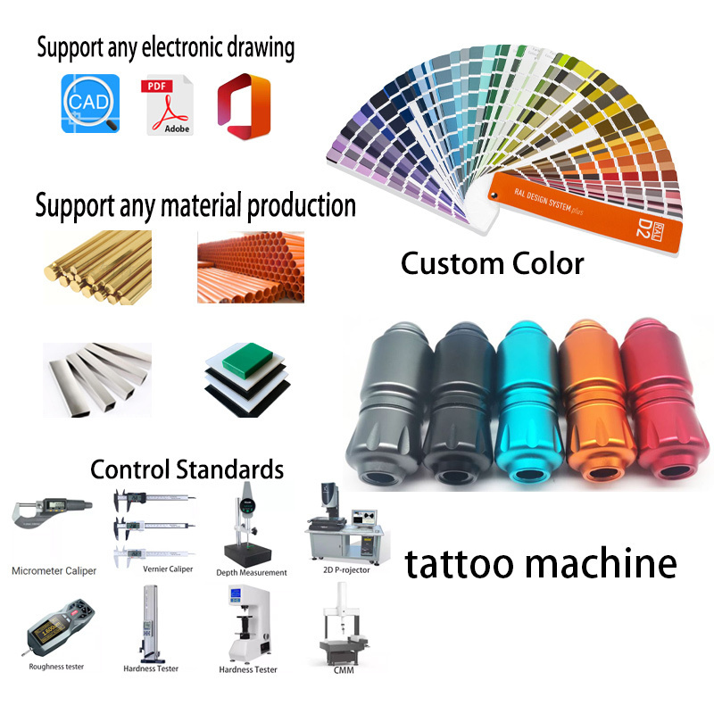 POPEIRONS Rocket Short Pen can be used with wireless power pen tattoo machine rotary tattoo pen