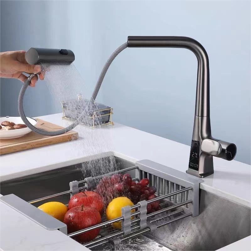 single hand with pull down sprayer pull down kitchen faucet