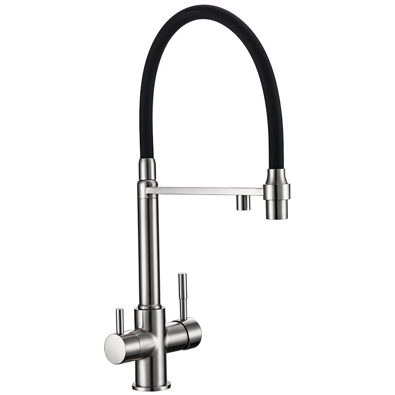 3 way 1 4 way tech pull out kitchen faucet