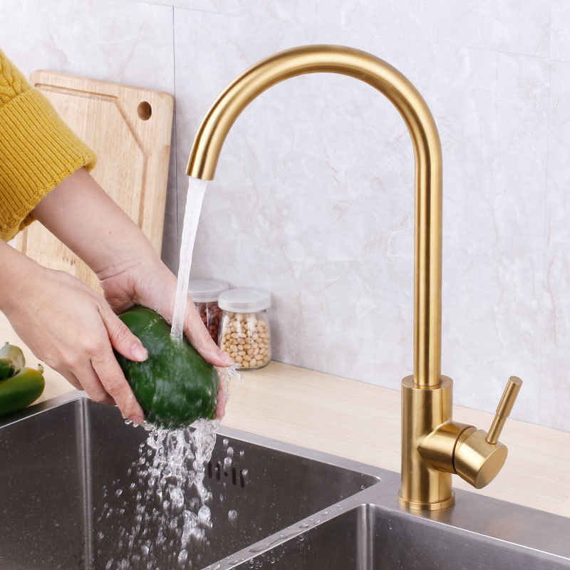 kitchen gooseneck faucet for ro water filter