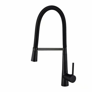 2 In 1 Silicone Kitchen Shower Splash Faucet 2023 Kitchen Sink Faucet Brass Matte Black Spring Kitchen Faucet 2 Outlets