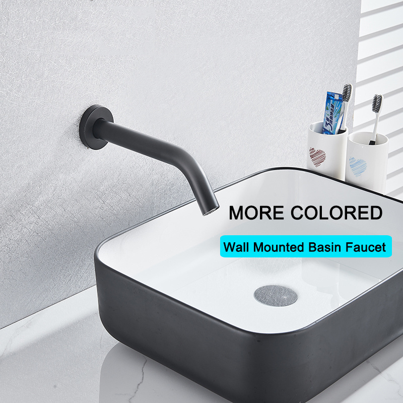 italian mounted bathroom in wall sense basin faucets