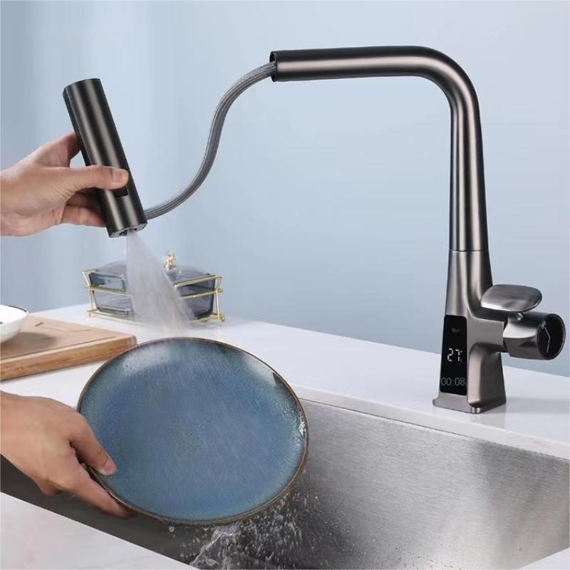 single hand with pull down sprayer pull down kitchen faucet