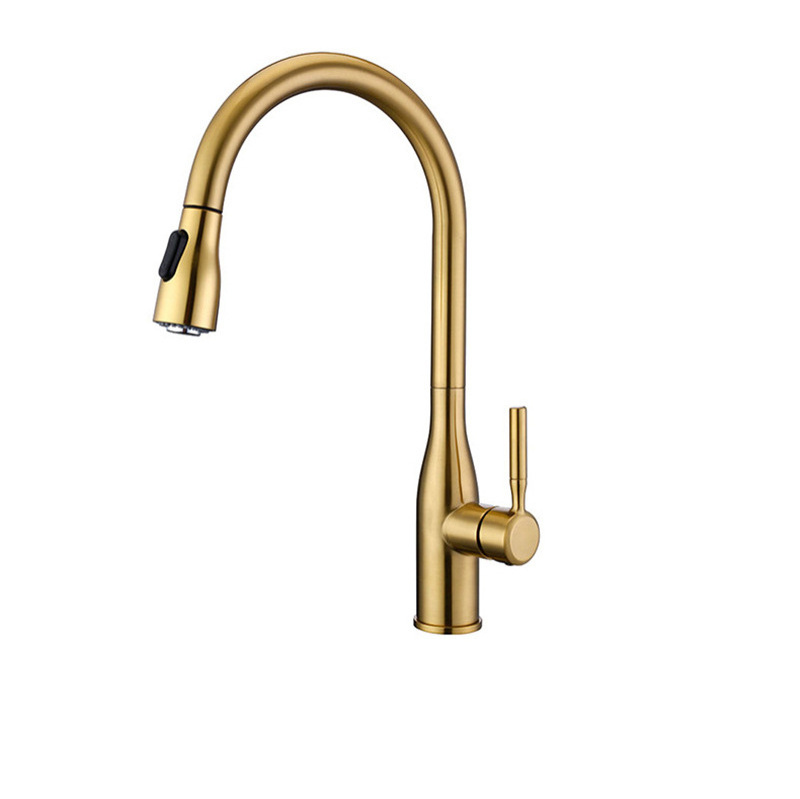 Extension,sprayer Kichen Faucet Kitchen Single Handle Pull Out Spray,metered Faucets Hot Cold Water Single Hole Pull Down Modern