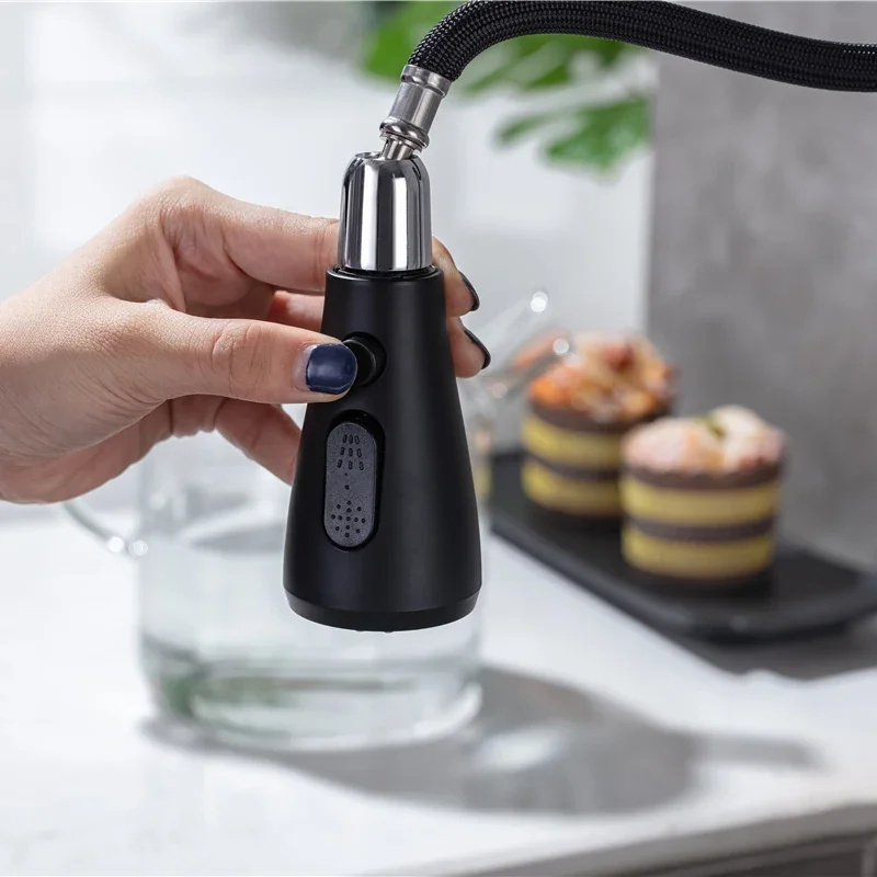 Touchless Black Kitchen Faucet Touch Sensor Smart Sink Water Tap