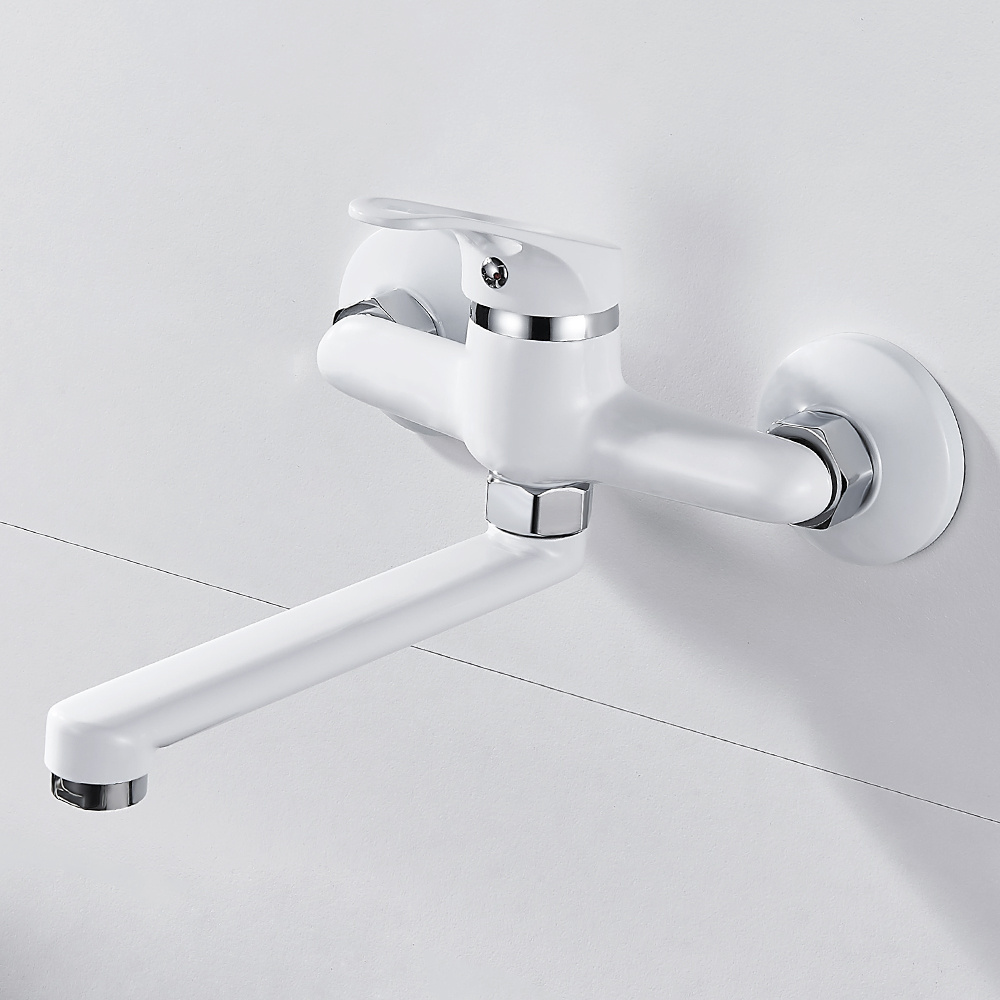 long single handle wall mounted ceiling wash basin tap faucet