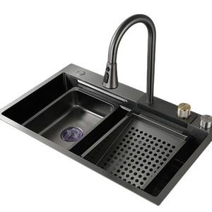 draining single bowl undermount bowl stainless steel kitchen sink without faucet