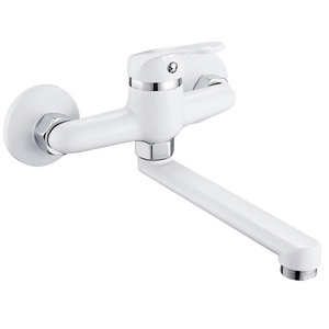 long single handle wall mounted ceiling wash basin tap faucet