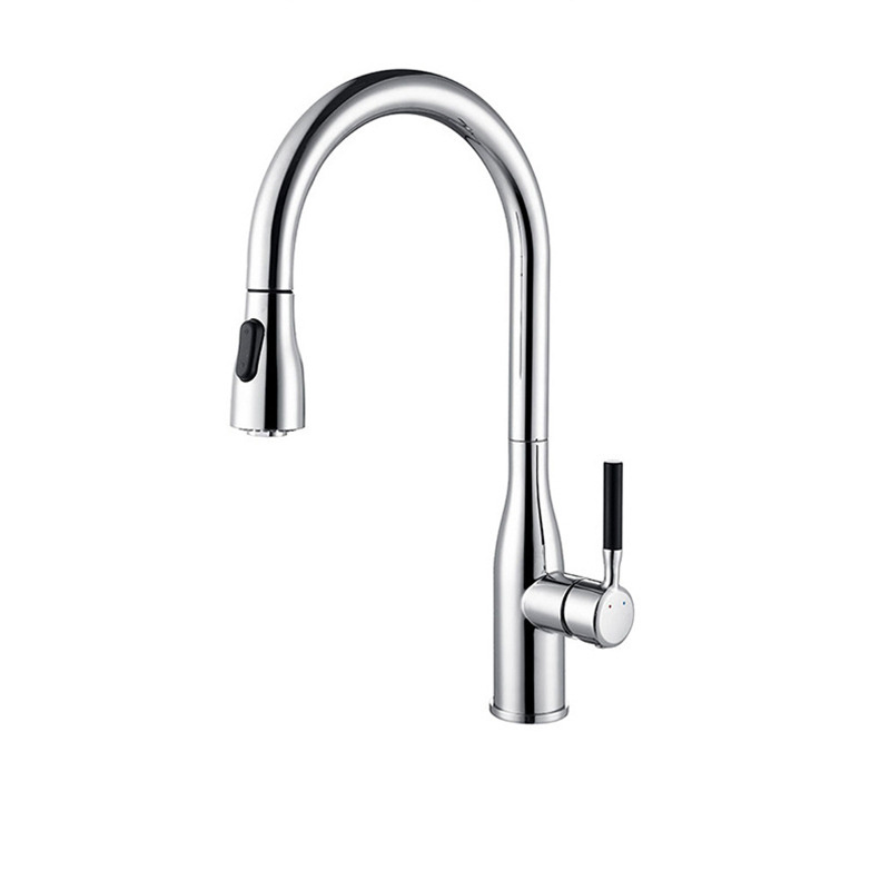 Extension,sprayer Kichen Faucet Kitchen Single Handle Pull Out Spray,metered Faucets Hot Cold Water Single Hole Pull Down Modern