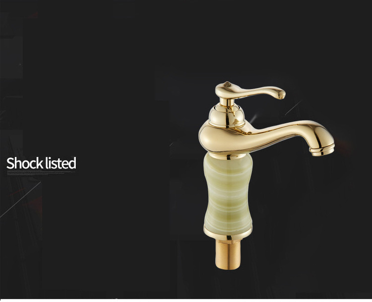 european retro faucet bronze painting bright style antique ceramic wash basin kitchen faucet basin single cold faucet lo4117