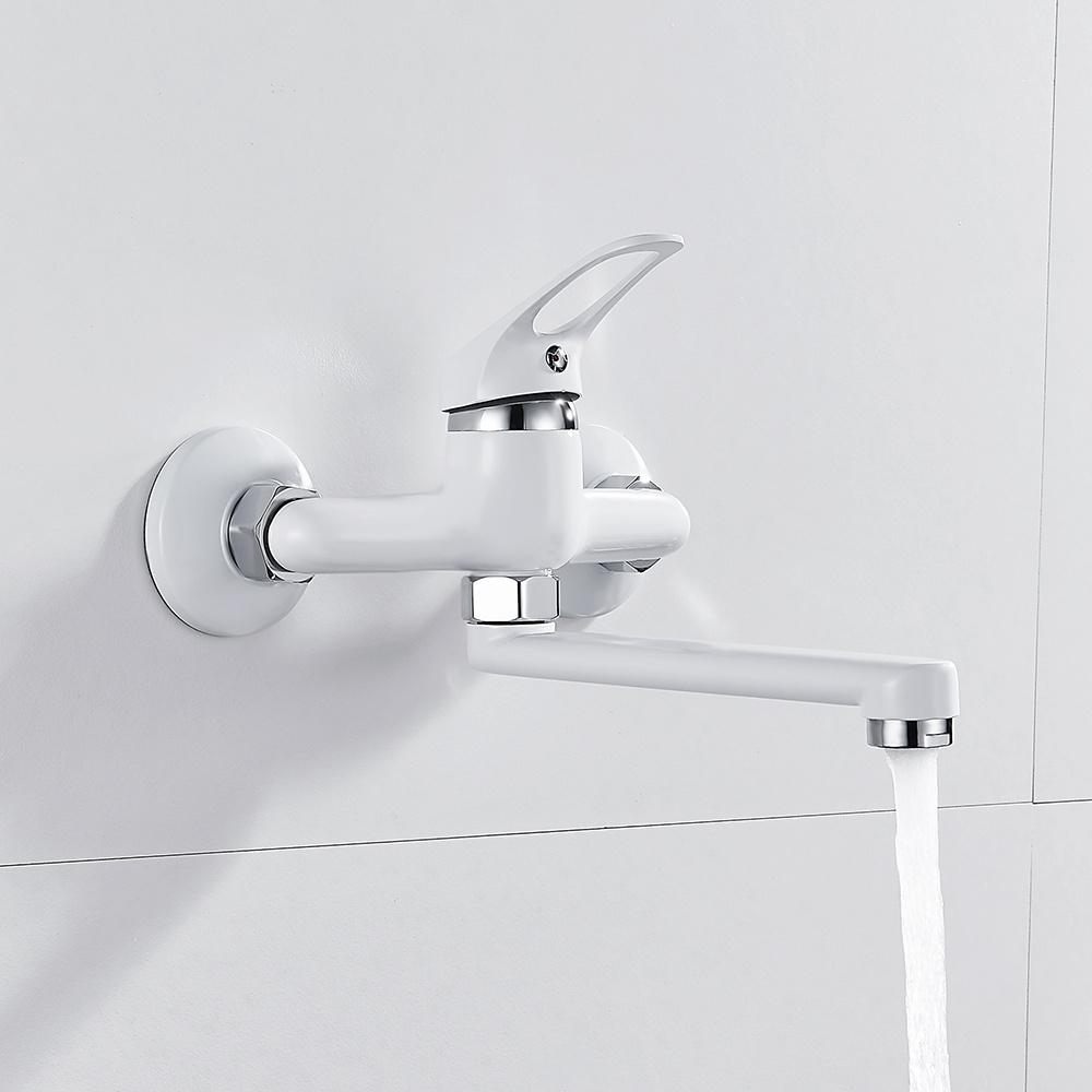 long single handle wall mounted ceiling wash basin tap faucet