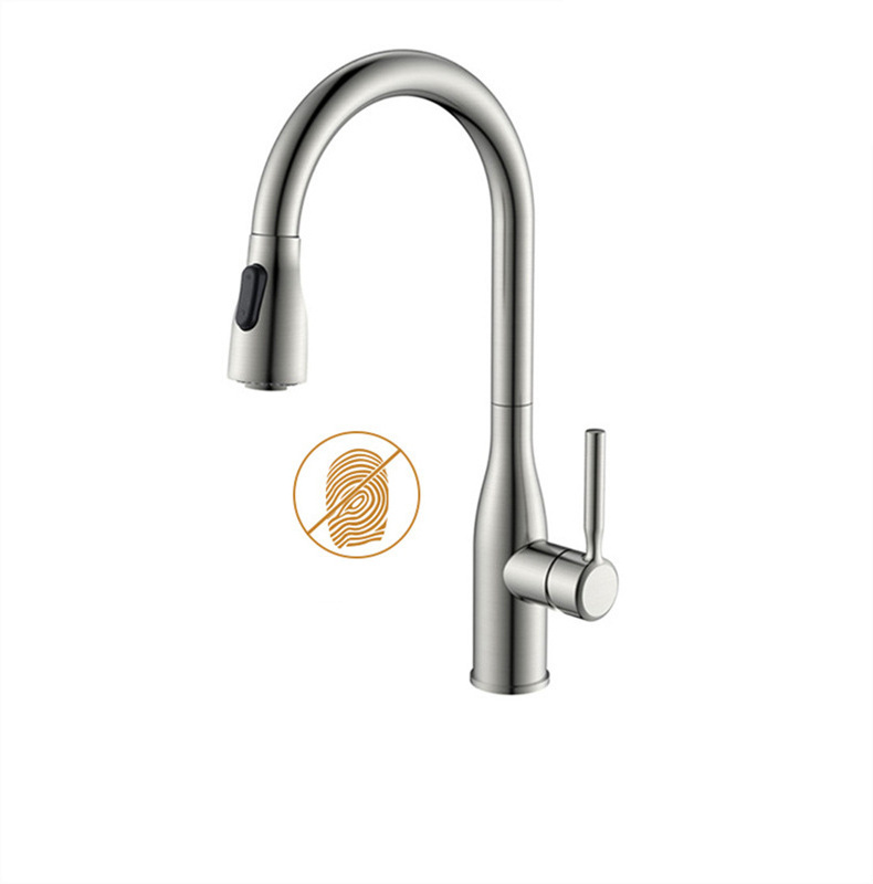 Extension,sprayer Kichen Faucet Kitchen Single Handle Pull Out Spray,metered Faucets Hot Cold Water Single Hole Pull Down Modern