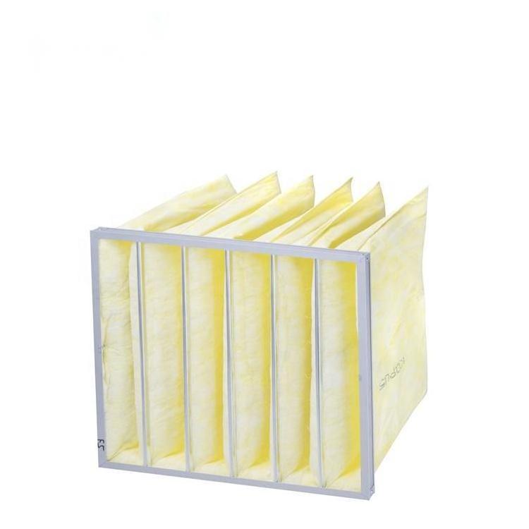 Medium Efficiency Pocket Filter/Bag Filter glass Fiber Bag Filter For Air Conditioner/HVAC Filter