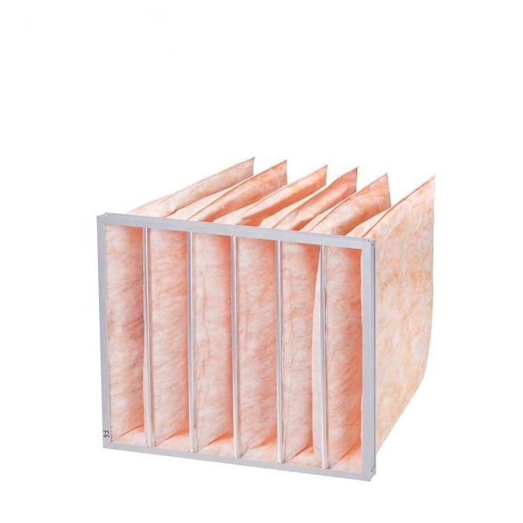 Medium Efficiency Pocket Filter/Bag Filter glass Fiber Bag Filter For Air Conditioner/HVAC Filter