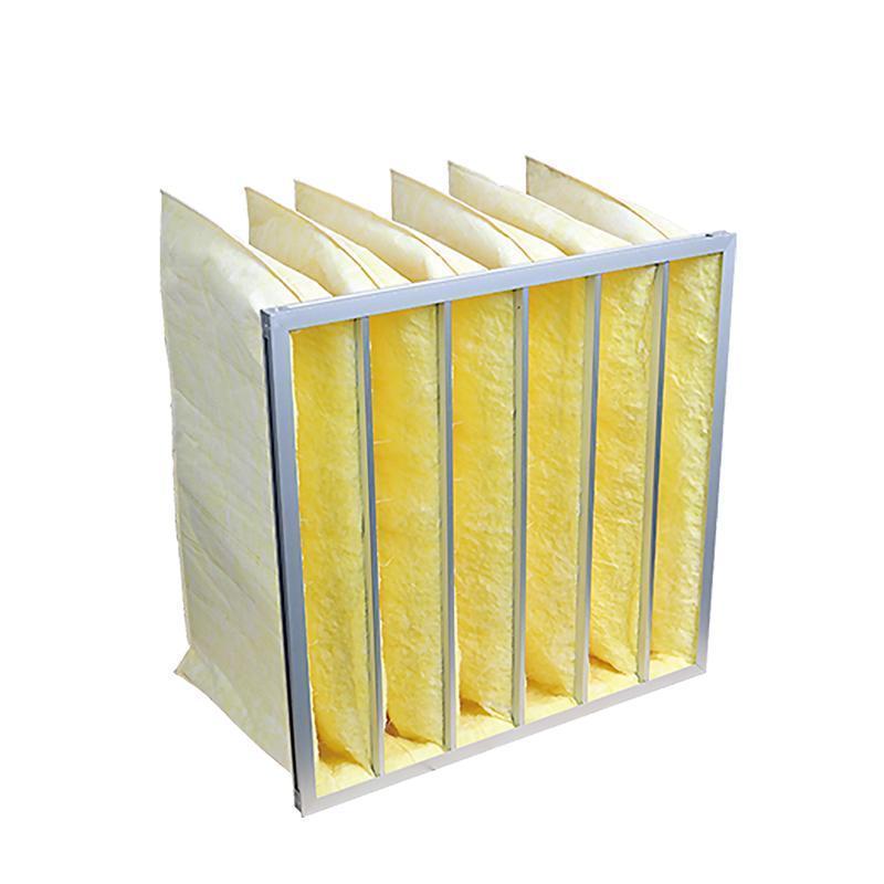 Medium Efficiency Pocket Filter/Bag Filter glass Fiber Bag Filter For Air Conditioner/HVAC Filter