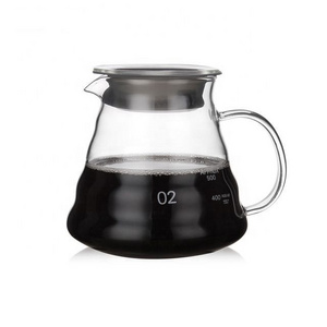 Carafe Pour Over Coffee Maker Heat-resistant Borosilicate Glass Cloud Coffee Pot Coffee Tea Sets