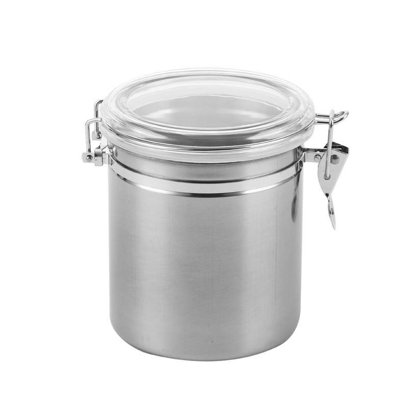 Wholesale stainless steel sealed cans waterproof candy pot coffee cans dried fruit cans milk tea shop supplies