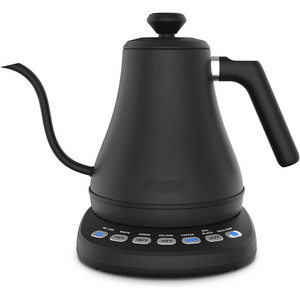 FREE SAMPLE Electric Gooseneck Kettle Pour Over Coffee Maker Glass Coffee Pot&Coffee Brewer with Stainless Steel Filter