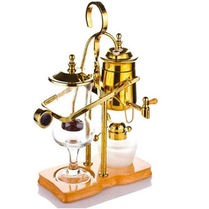 Belgium household Siphon Coffee Maker Elegant Retro  Royal Belgian Coffee Pot Easy To Clean Vacuum Traditional coffee machi