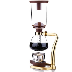 FREE SAMPLE Exquisite Syphon Vacuum Coffee Makers Technical Stainless Steel Siphon Pot Glass Easy to clean Coffee Machine