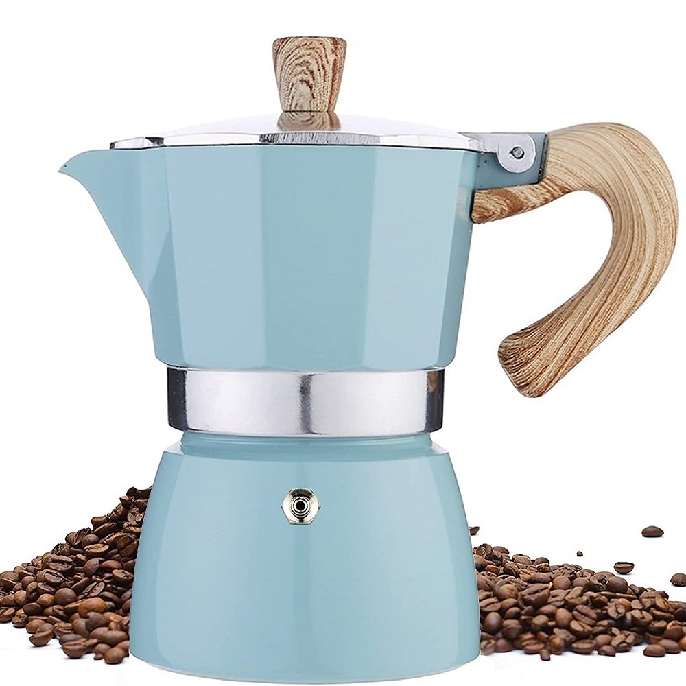 FREE SAMPLE Stove top Espresso Maker Mocha Pot Italian Manual Cuban Coffee Percolator Machine Cappuccino Latte