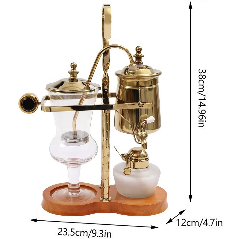 Hot Sailor Pouring Pot Tea Coffee Maker 304 Stainless Steel Syphon Coffee Brewer Vacuum Machines Low noise Professional brewing