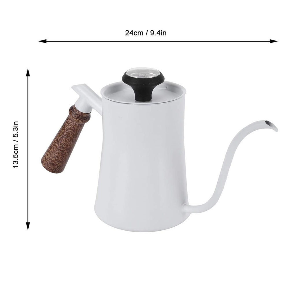 Custom Logo Stainless Steel Teapot Drip Coffee Pot Long Narrow Spout Coffee Pot Gooseneck Kettle Hand Drip Kettle