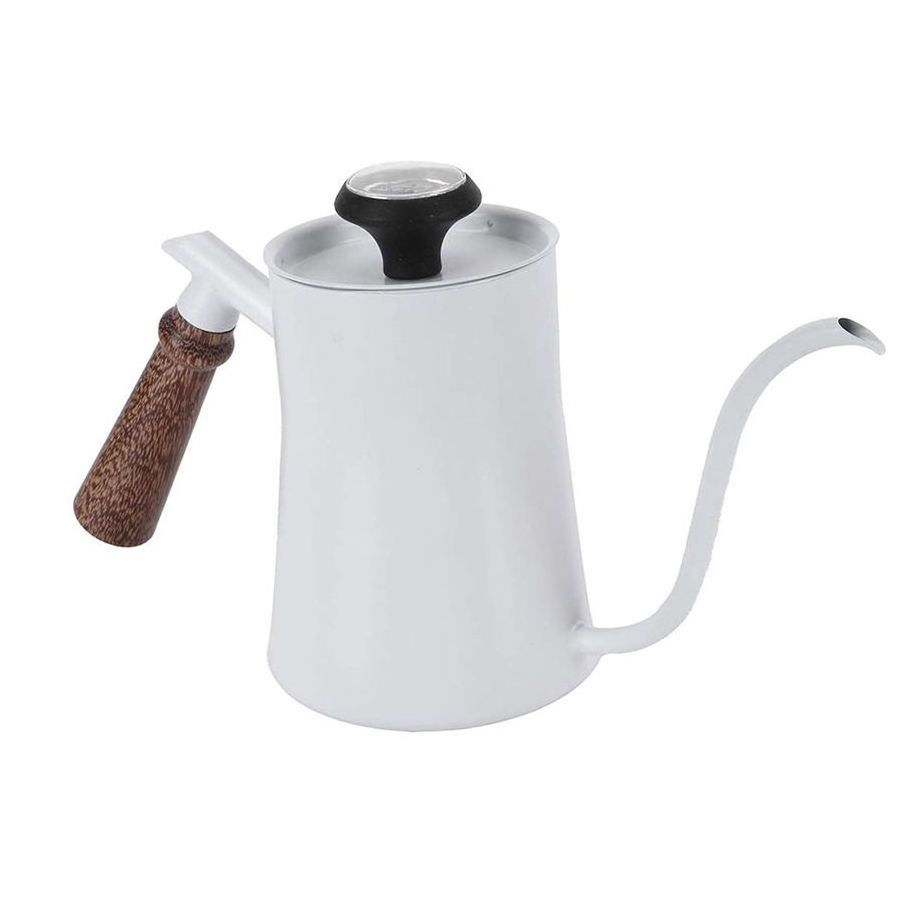 Custom Logo Stainless Steel Teapot Drip Coffee Pot Long Narrow Spout Coffee Pot Gooseneck Kettle Hand Drip Kettle