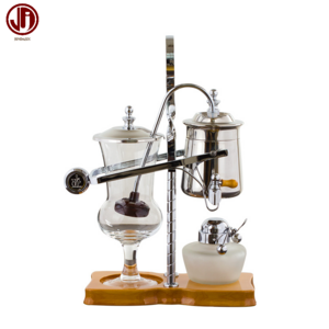 Silver Color Luxury Commercial Vacuum Coffee Maker,Top Grade Belgian Balancing Syphon Coffee Maker