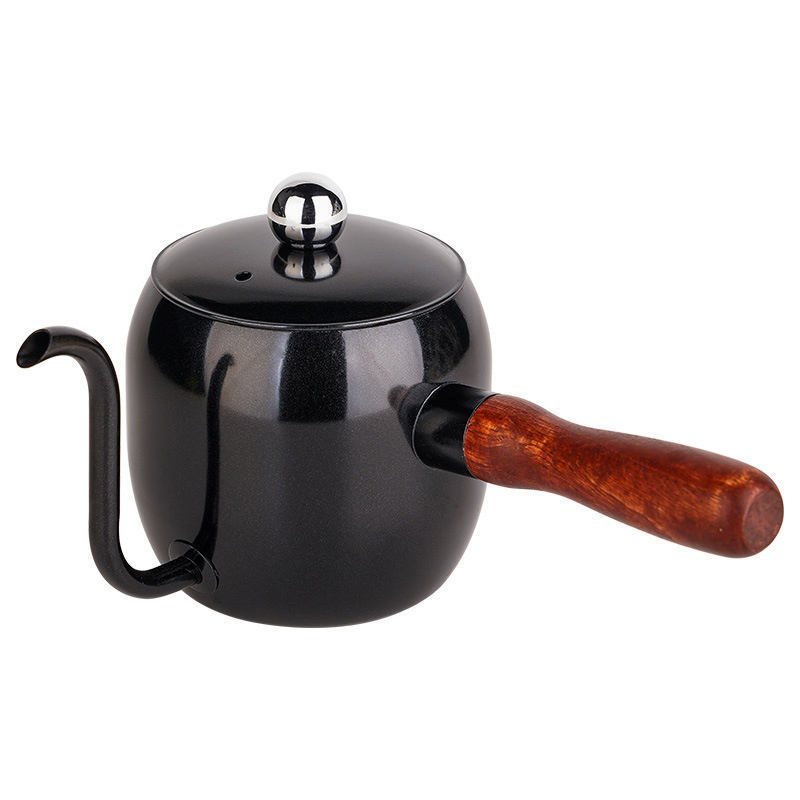 FREE SAMPLE Pour Over Coffee Kettle with Wooden Handle Stovetop Turkish Coffee Pot Hand Brew Drip Coffee Maker Tea Pot