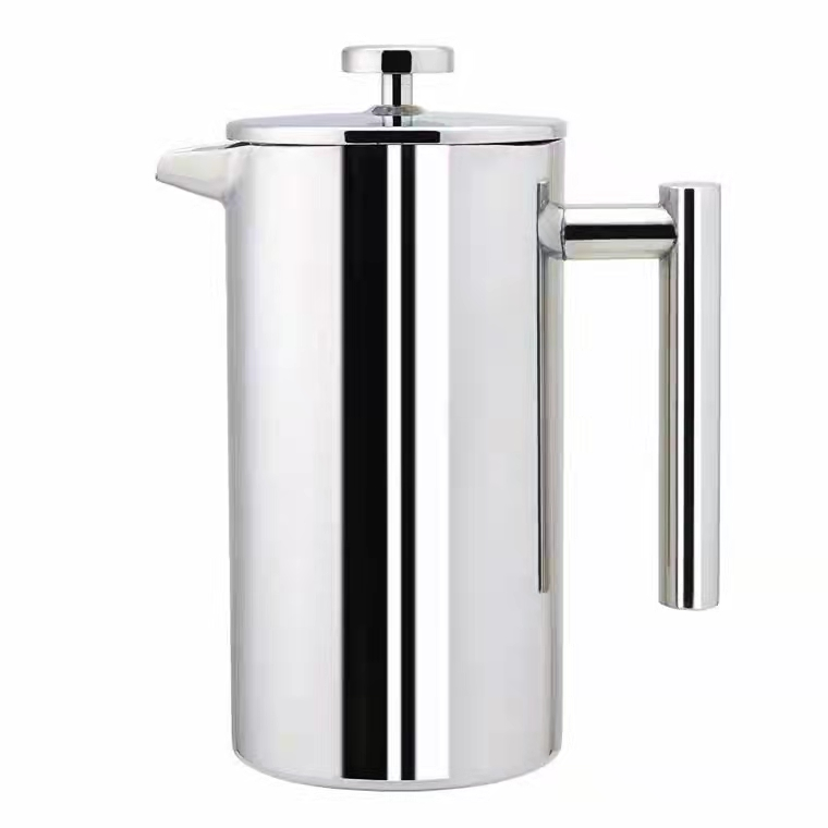 Hot Sale Modern Heat Resistant Coffee Tea Pot 100 ml Stainless Steel Coffee French Press