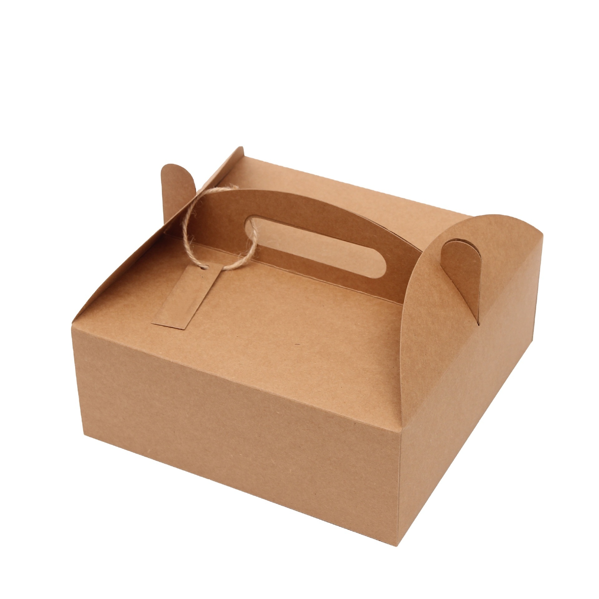 Food grade bakery breads box with handles pizza packing delivery box supplier for pizza